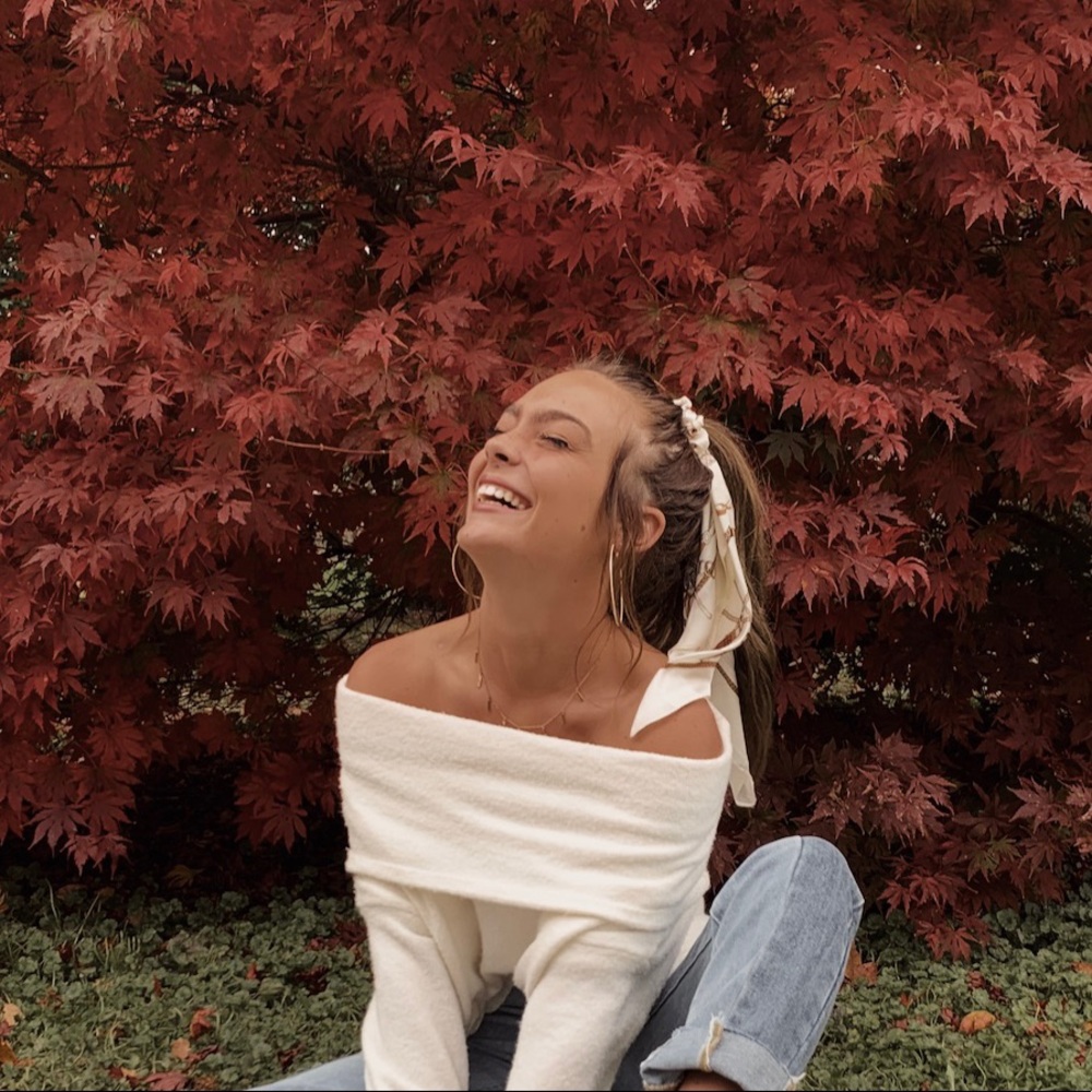 White Off The Shoulder Sweater